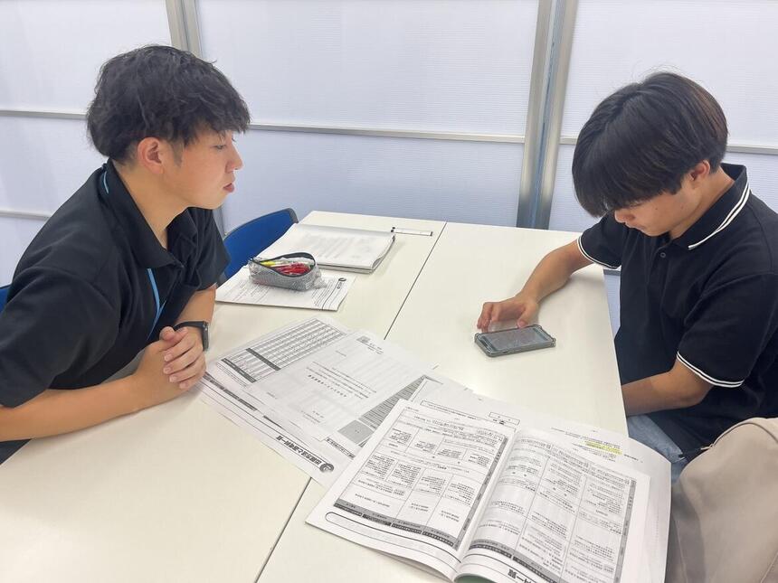 コーチと進路相談