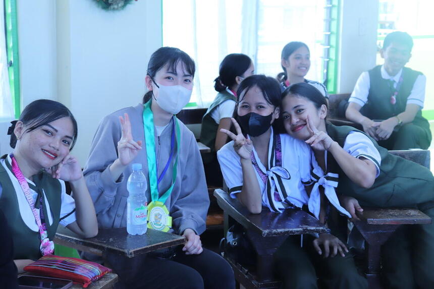 フィリピンスタディツアーに挑戦した生徒・Aさん