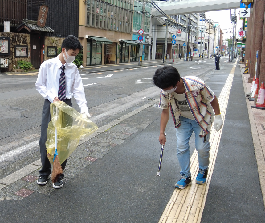 Sdgs 生徒みずから考えたゴミ拾い みらいの架け橋レッスン ボランティア で実際に体験 21 06 03 キャンパスブログ 愛媛県 松山キャンパス おおぞら高等学院 おおぞら高校