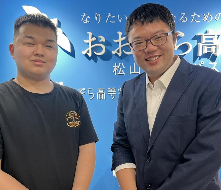 インタビューにこたえてくれた生徒