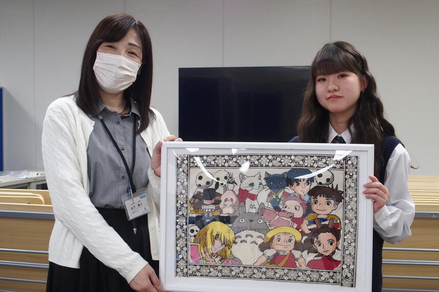 ジブンのキセキ発表会にて、作品を披露している写真