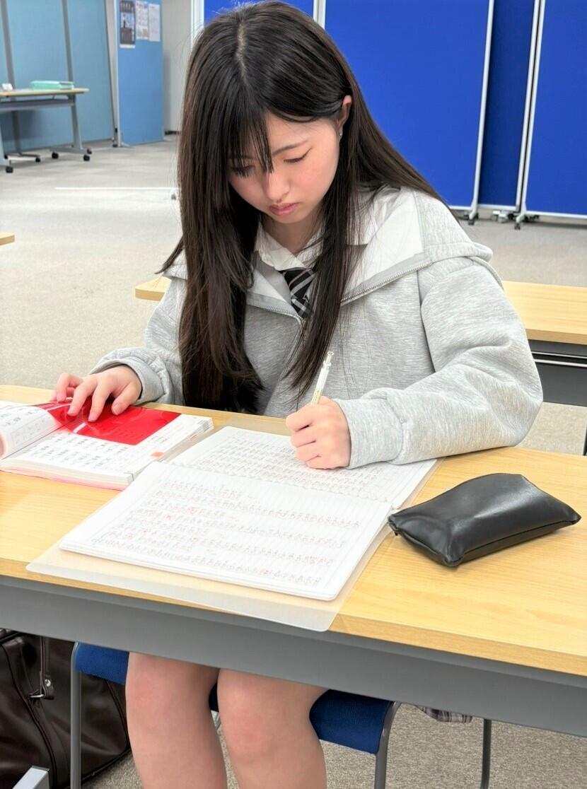 インタビューにこたえてくれた生徒