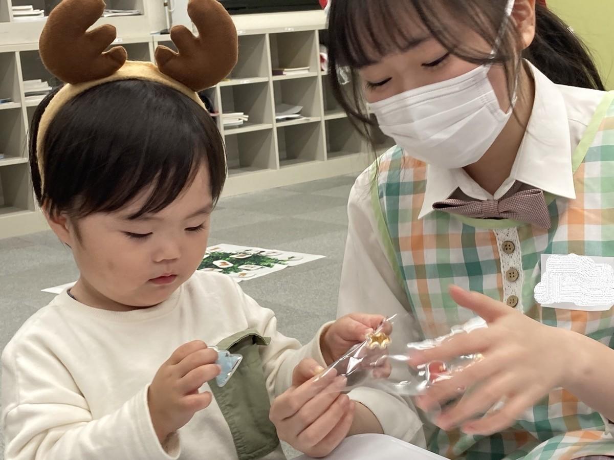 子ども・福祉コースのクリスマス会の様子