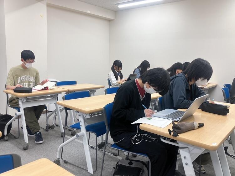 溝の口キャンパスの進学コースの様子