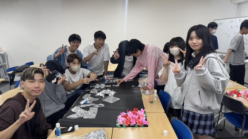 おおぞらFESに向けた準備で看板作り!