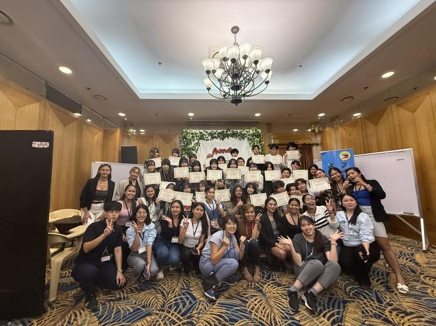 英会話レッスン修了式