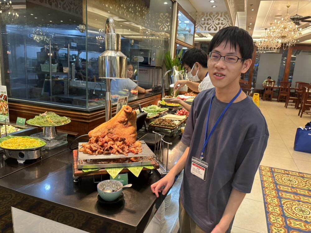 中学中の生徒の様子