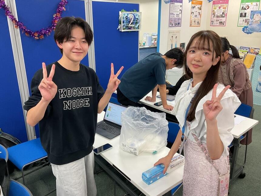 学院祭準備で調理体験