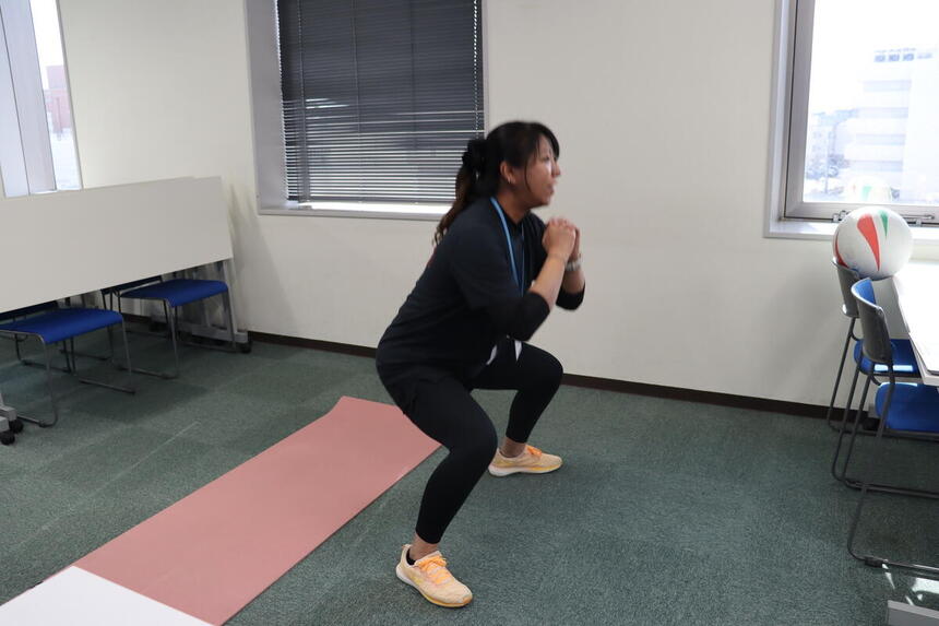 授業をしている様子