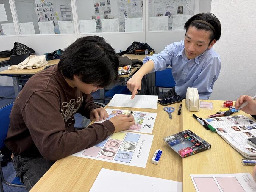 卒業アルバムづくり