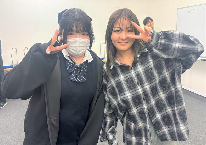 2年生と3年生のツーショット