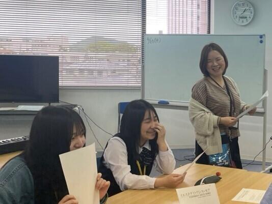 岡山キャンパスの生徒