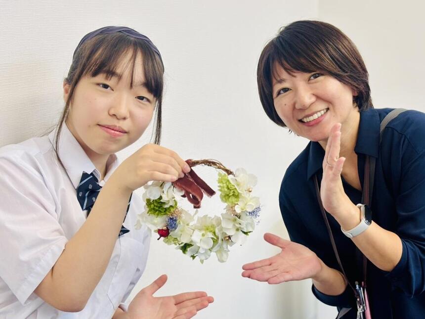 フラワーアレンジメントの写真です