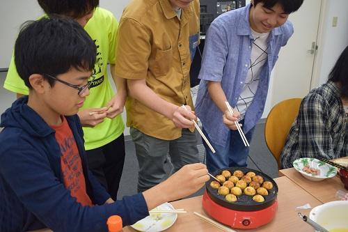 たこ焼き作り