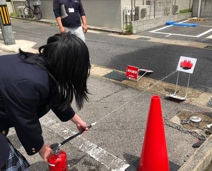 消火訓練を実施しています