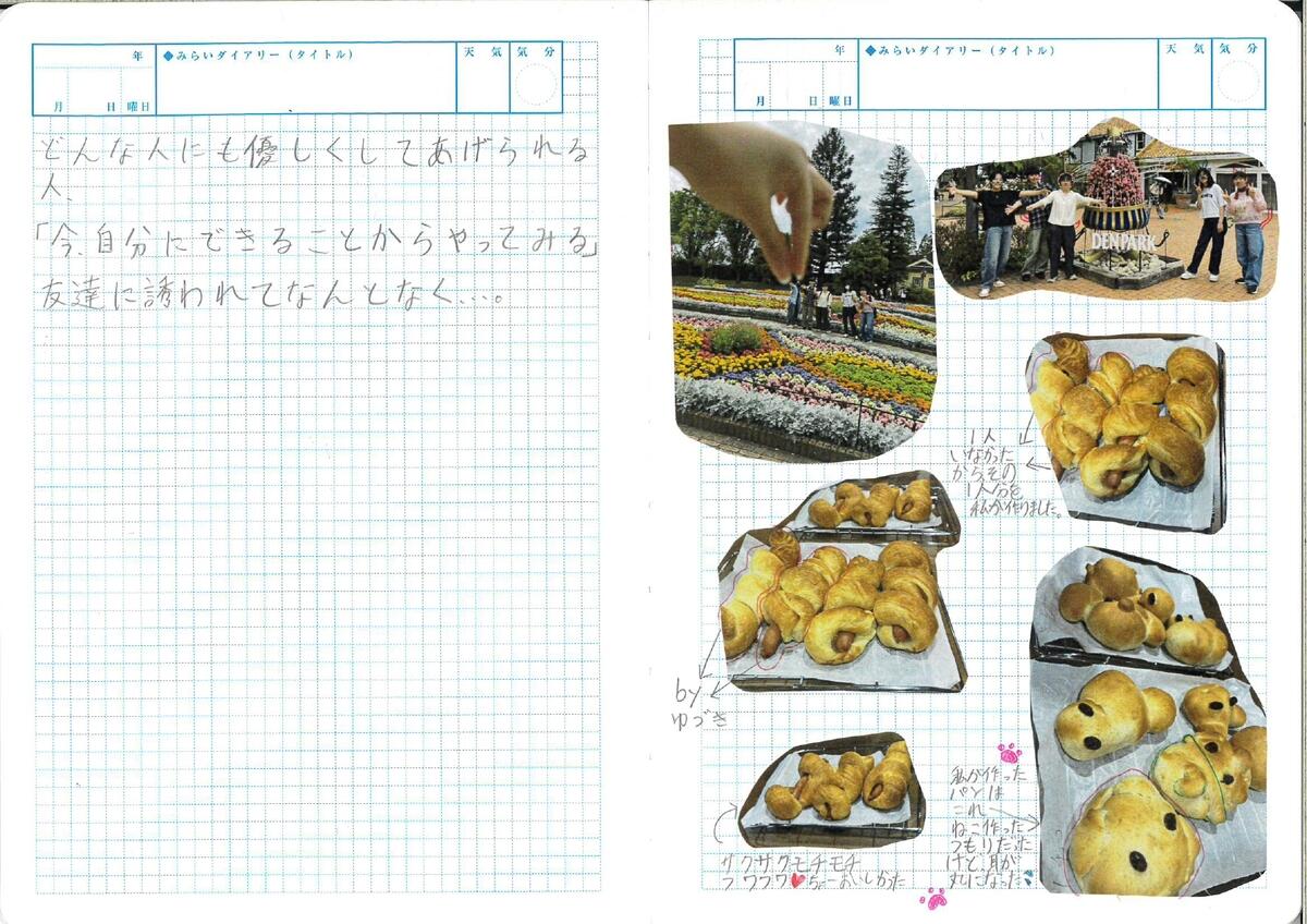 生徒のみらいノート