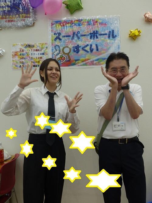 ブースの一コマ