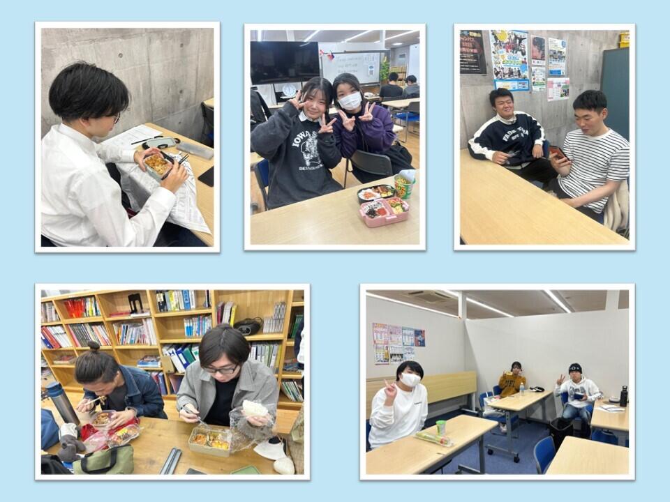 生徒のお昼の様子