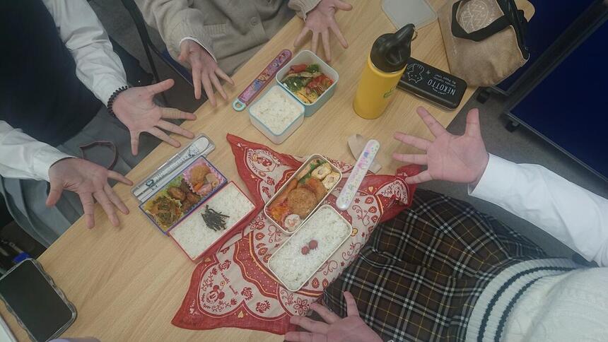 みんなのお弁当を見せてくれました～