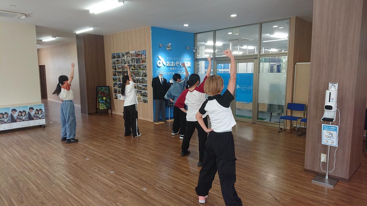 キメのポーズの場面