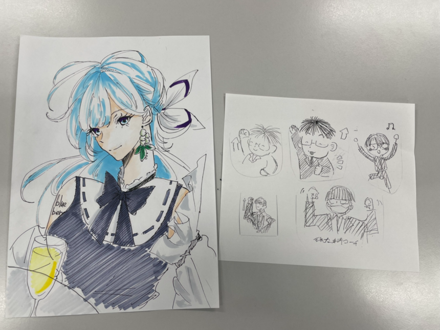 生徒が書いたイラスト