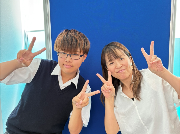 生徒とマイコーチの写真