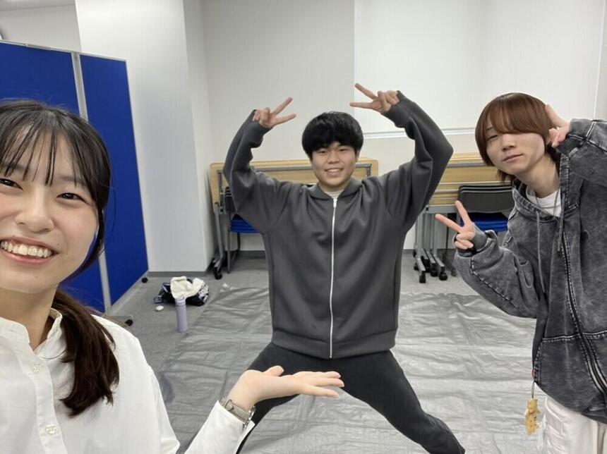 ボディメイキングを受講している生徒とコーチ