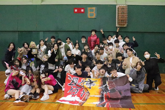 体育祭の生徒の写真