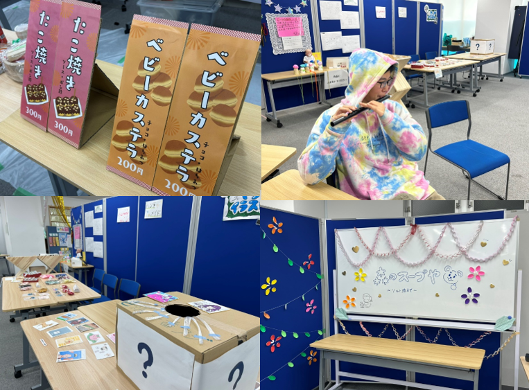 学院祭の準備写真