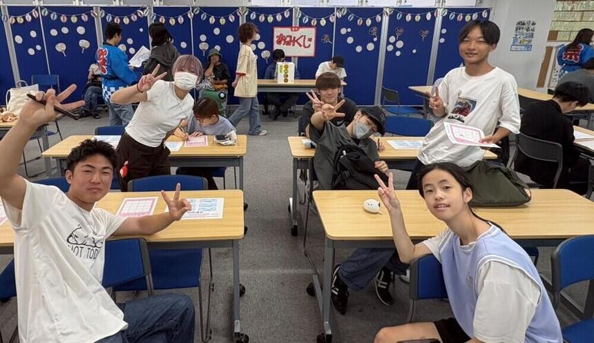 進路フェスで将来について考え意見交換をしたときの写真