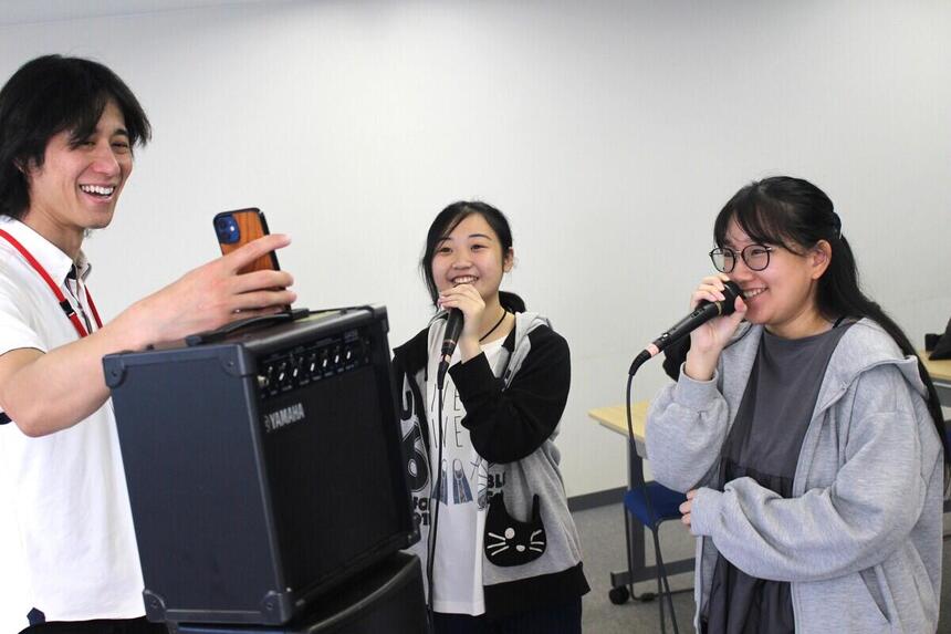 ボイストレーニングの様子
