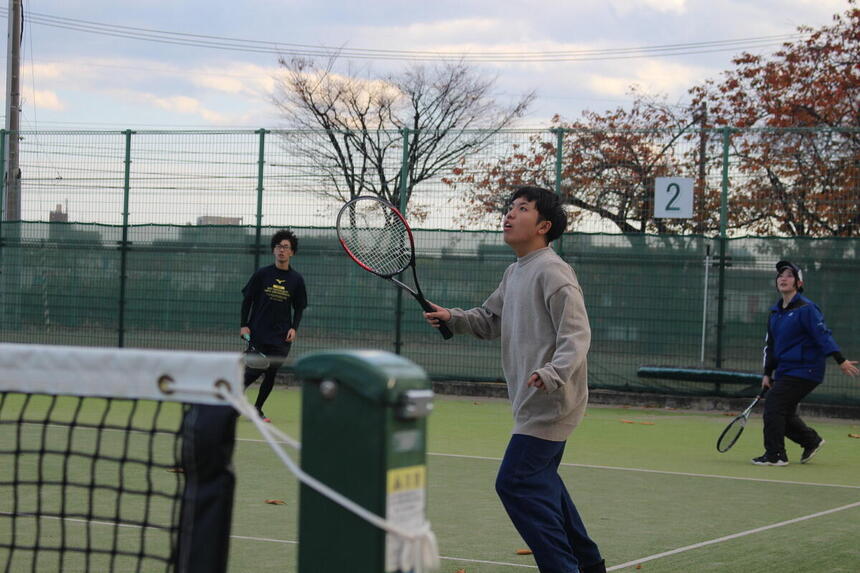 テニスの様子