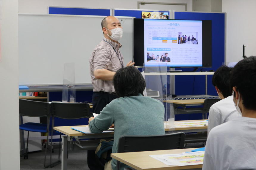 学校説明会の様子です。