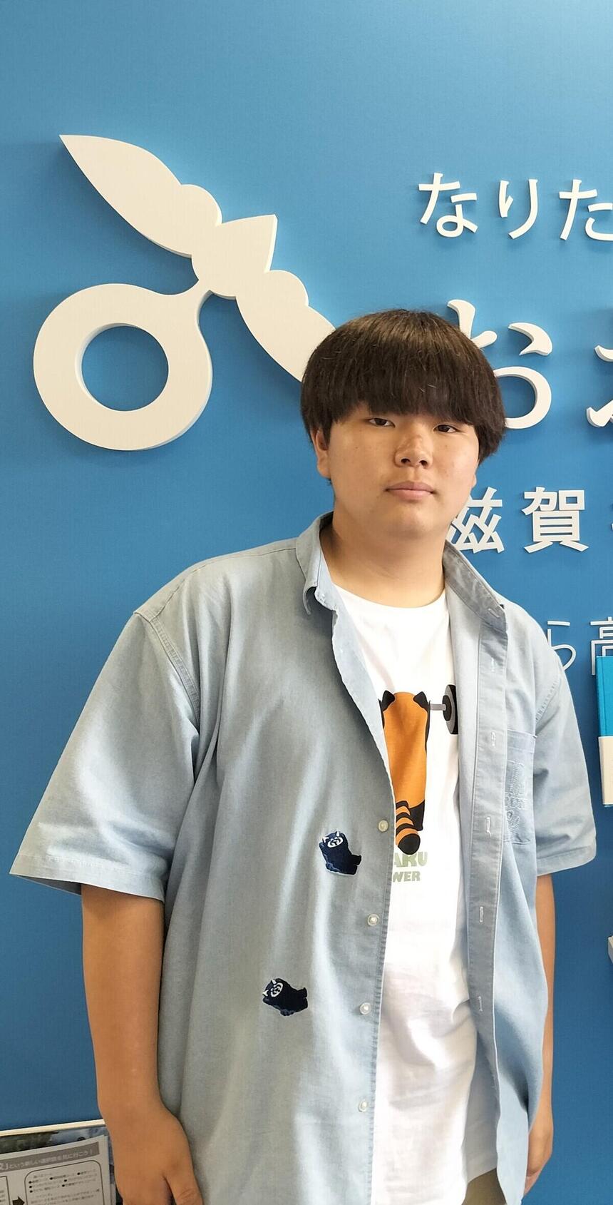 インタビューを受けた生徒