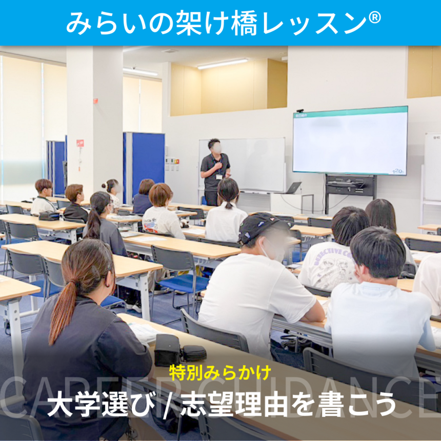 講師1名が生徒複数名に対してスライドを用いて講義を行っている