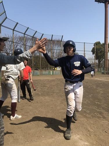 キャンパス合同で野球大会