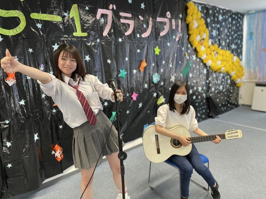 生徒が自分たちで作り上げたイベント！ だから笑顔も弾けます！