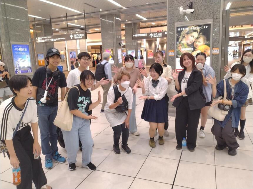 お見送りの様子
