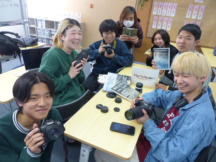 生徒が撮影したみらいの架け橋レッスン「カメラ」の様子