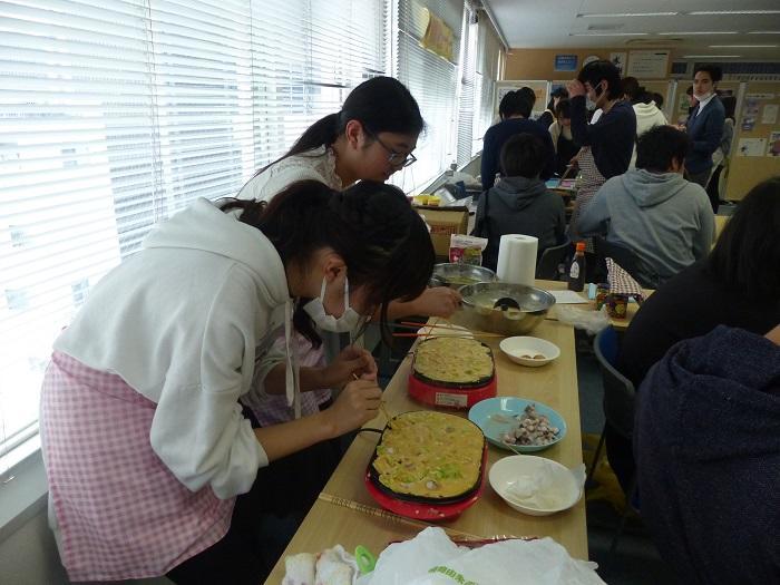 学院祭でタコ焼きを販売しました