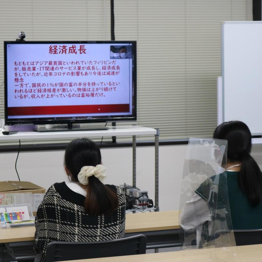 フィリピンスタディーツアー事前学習会の様子