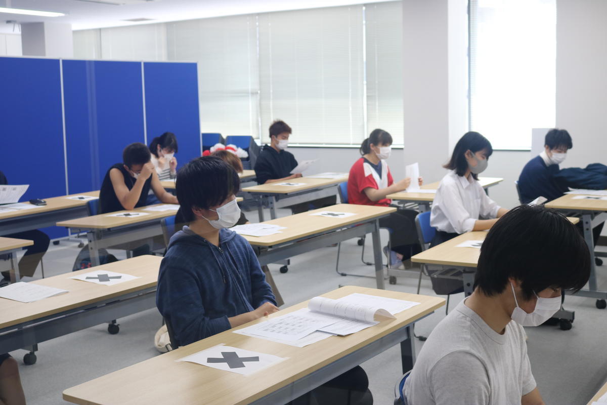 登校日の様子