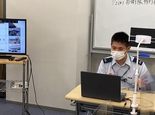 自衛隊授業の様子