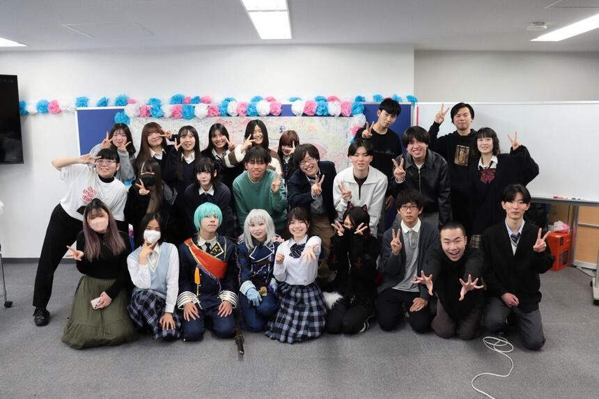 高崎キャンパス卒業制作発表会「ジブンのキセキ」集合写真