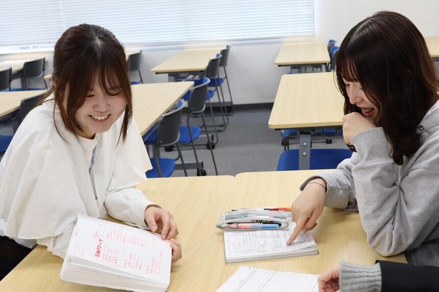 自分自身の成長や変化に気づく場面（高崎キャンパス進学コース生徒）