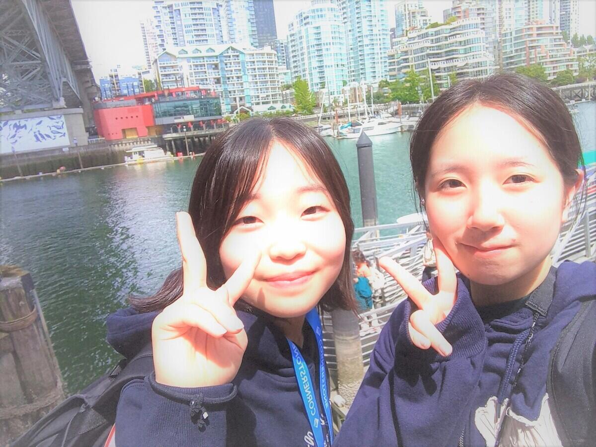 実際にカナダに行った生徒