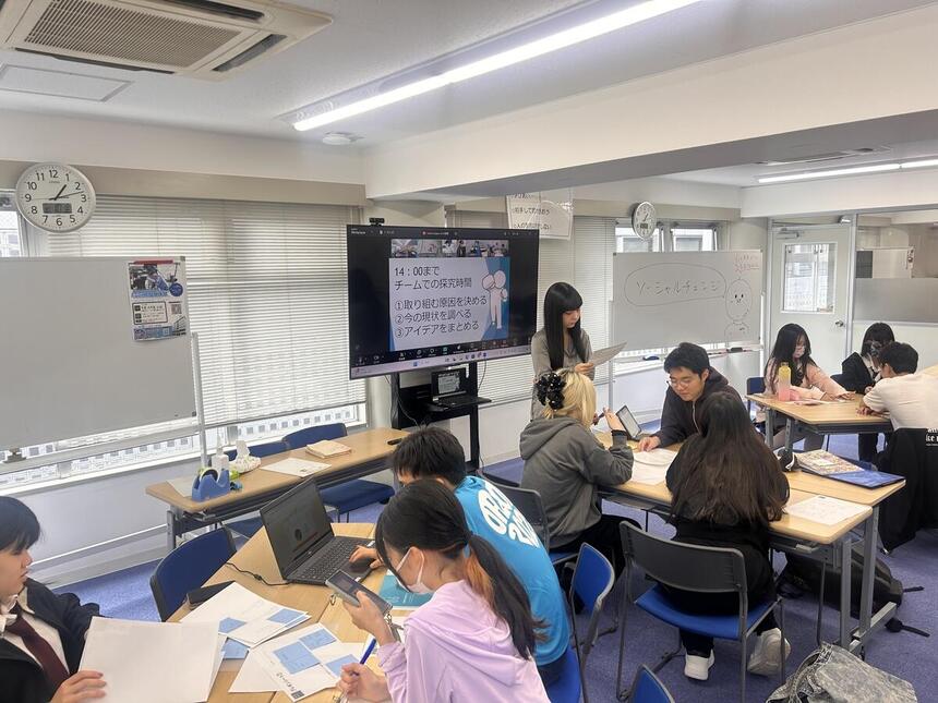 ソーシャルチェンジ授業の様子