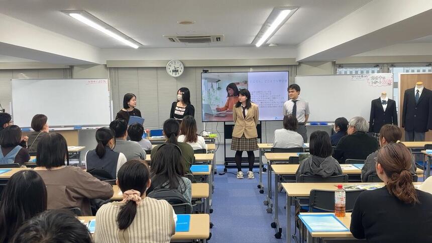 在校生インタビューの様子