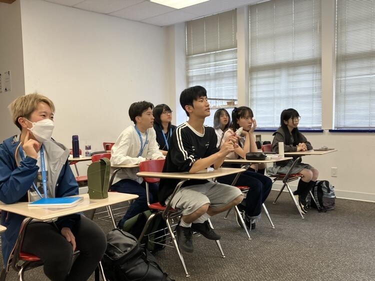 留学中の生徒の様子