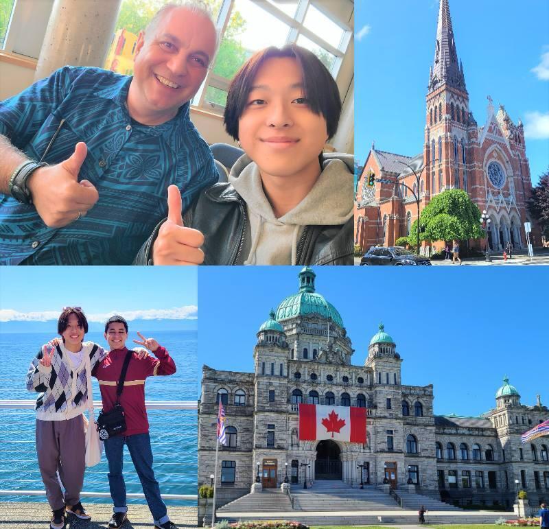 生徒が留学先で撮影した写真です。